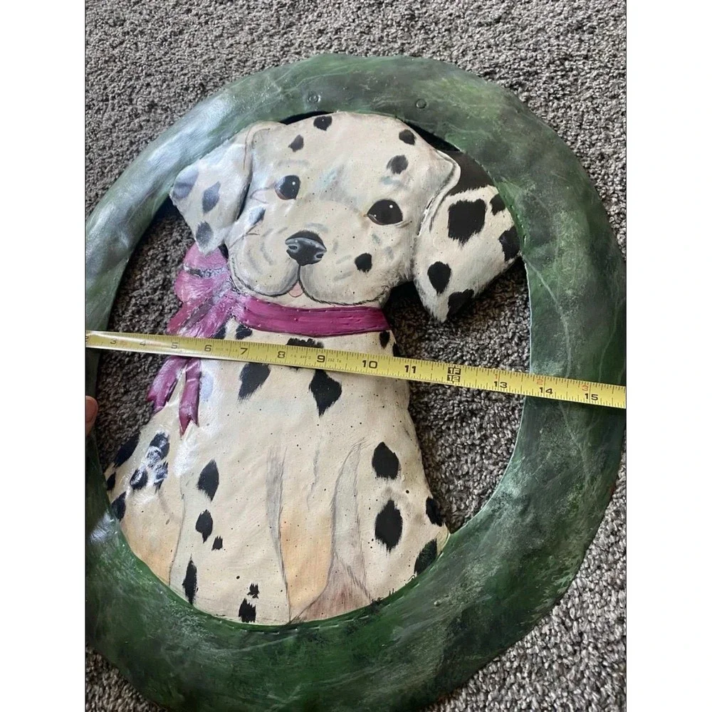 Dalmatian Metal Hanging Decoration Indoor Outdoor Dog Puppy